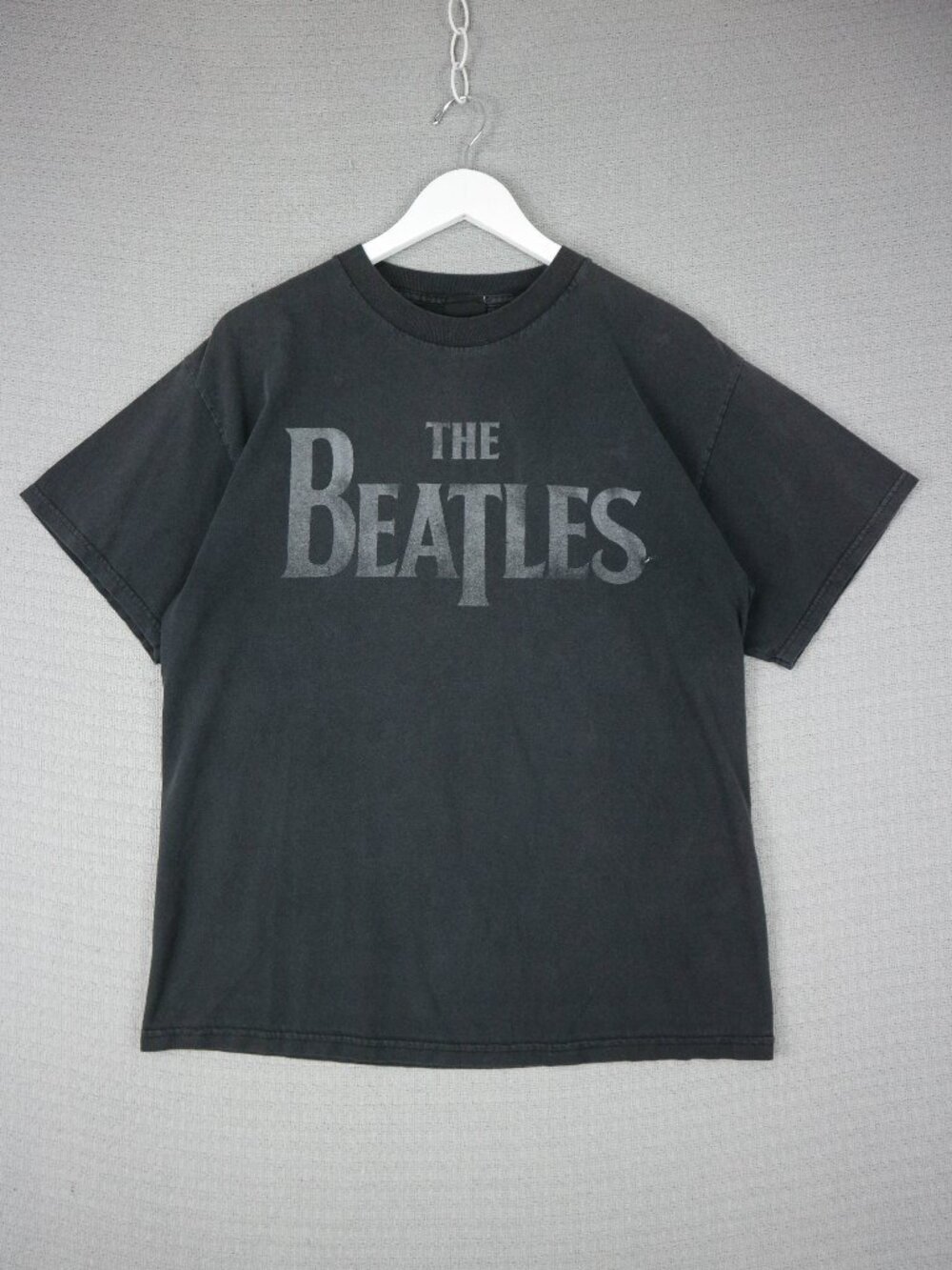 The Beatles 2008 Logo Band Tee Mens Faded Large